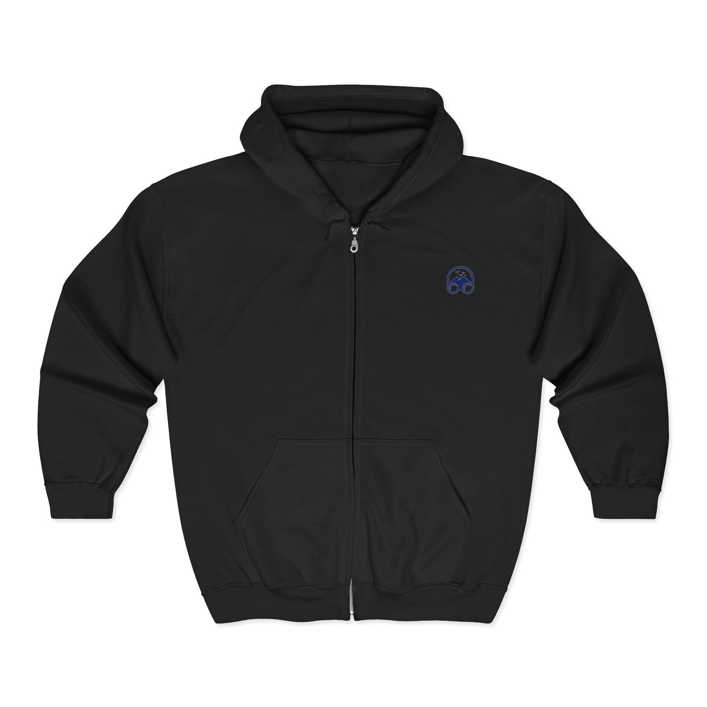 Nerdy Birder College Zip-Up Hoodie