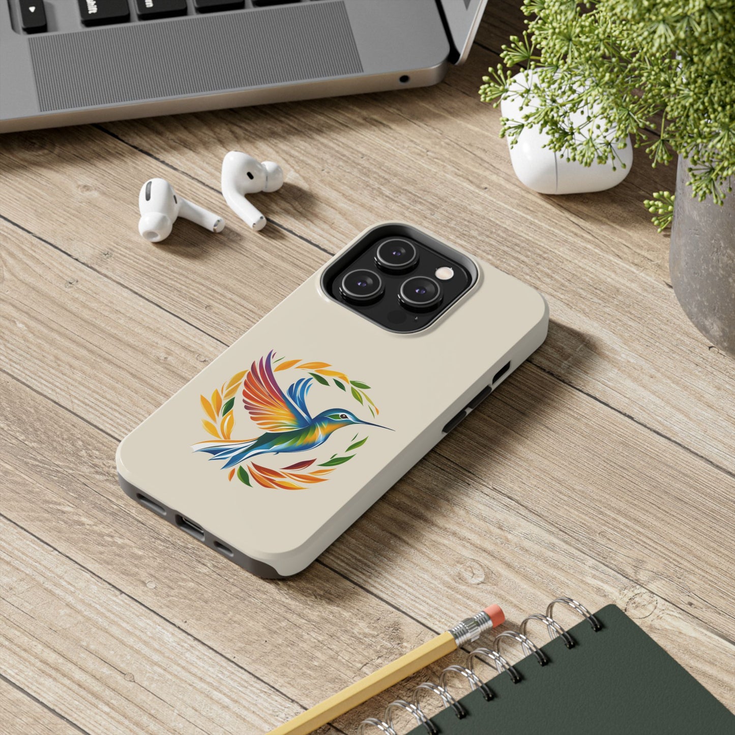 Hummingbird Rainbow Tough Phone Cases