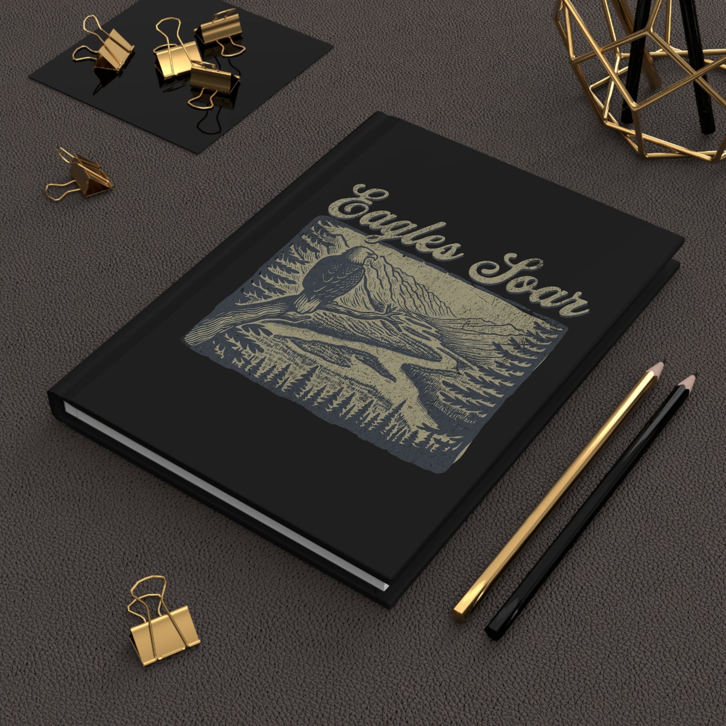 Eagles Soar Hardcover Journal - Inspirational Nature Notebook for Writers and Dreamers