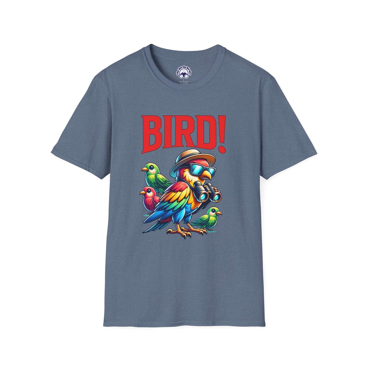 Colorful BIRD! Unisex Softstyle T-Shirt