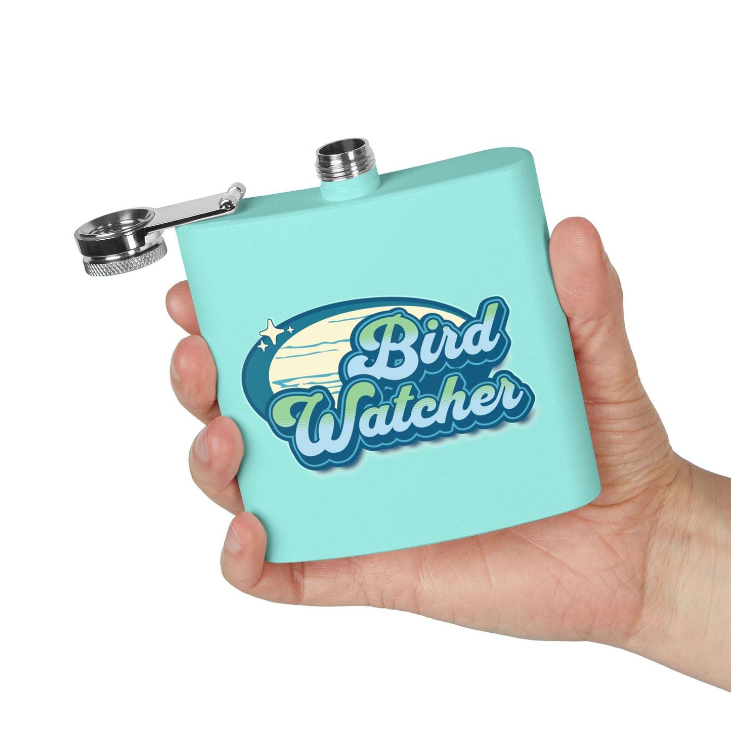 Bird Watcher Stainless Steel Flask - 6oz