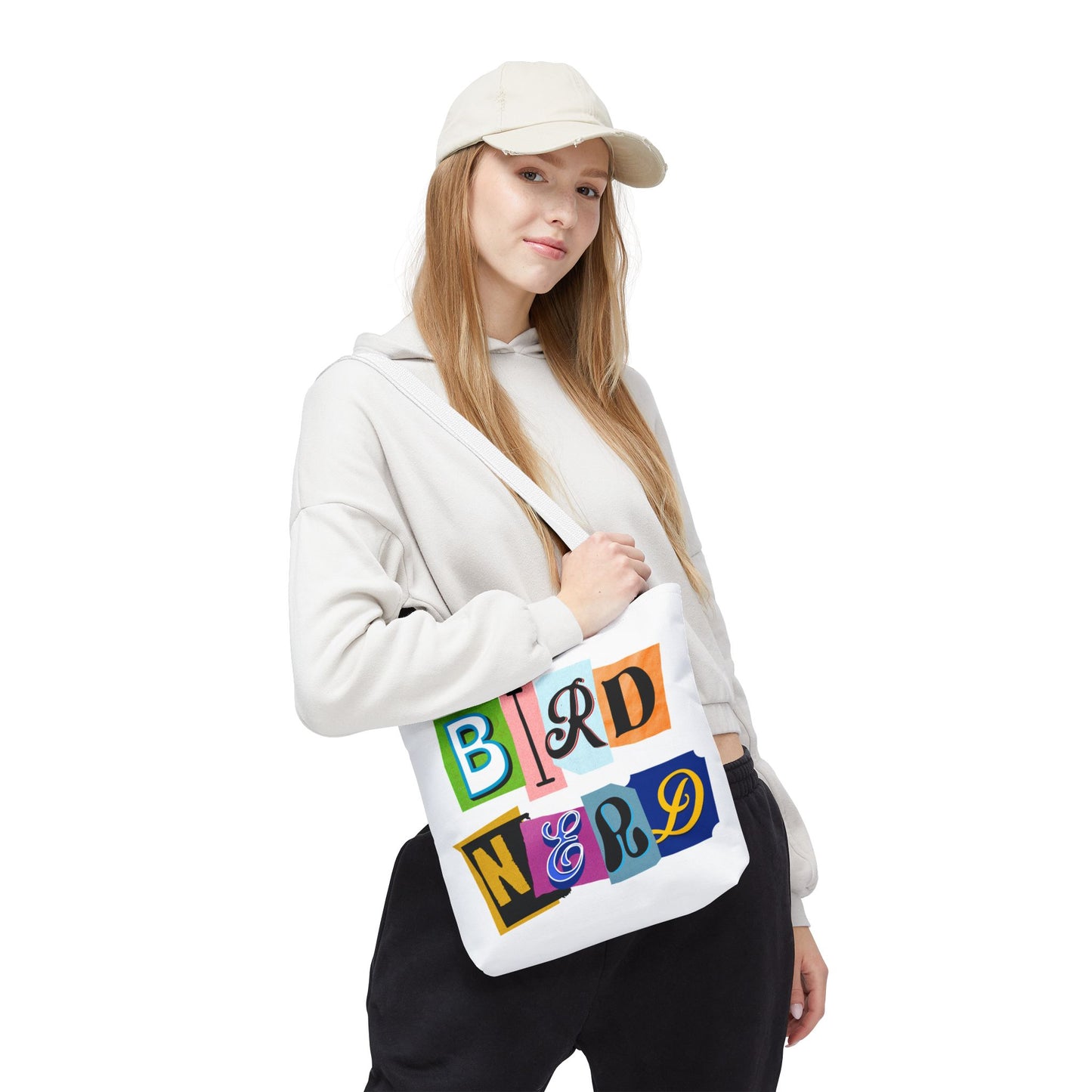 Colorful "Bird Nerd" Tote Bag - Perfect for Nature Lovers & Birdwatchers