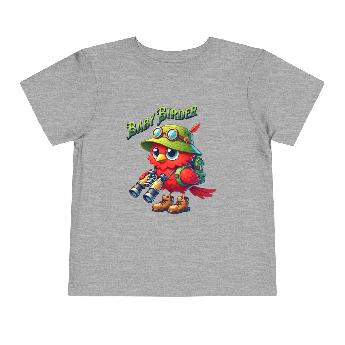 The Nerdy Birder - Cute Toddler T-Shirt with Baby Birder Tee