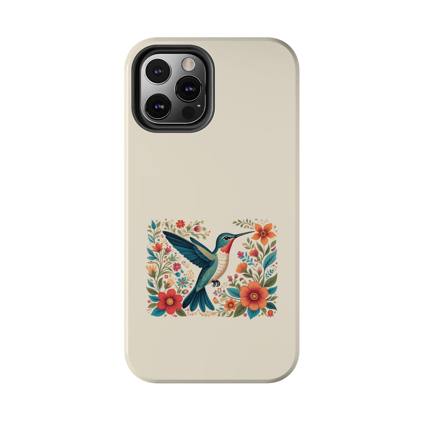 Hummingbird in Bloom Tough Phone Cases