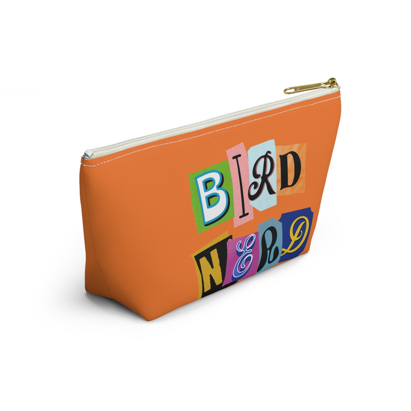 Colorful Bird Nerd Accessory Pouch - Fun & Functional