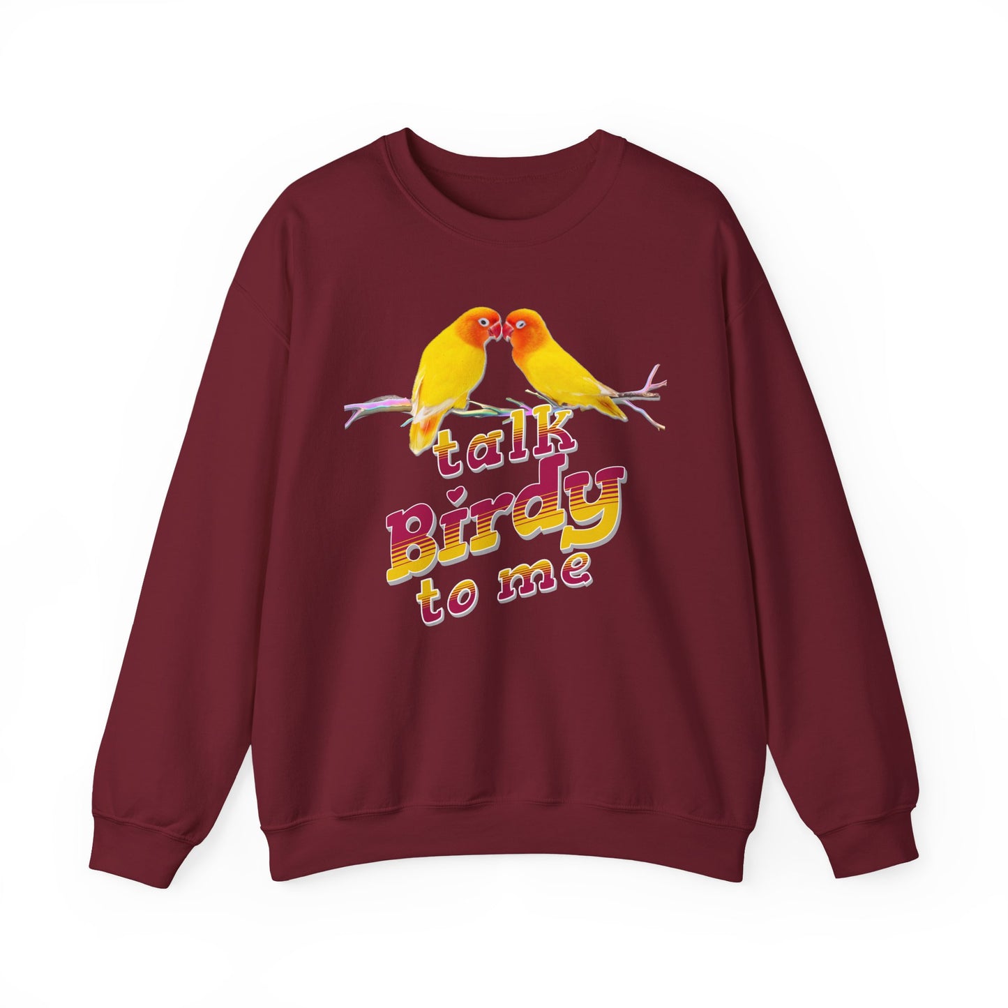 Talk Birdy to Me Unisex Heavy Blend Crewneck Sweatshirt