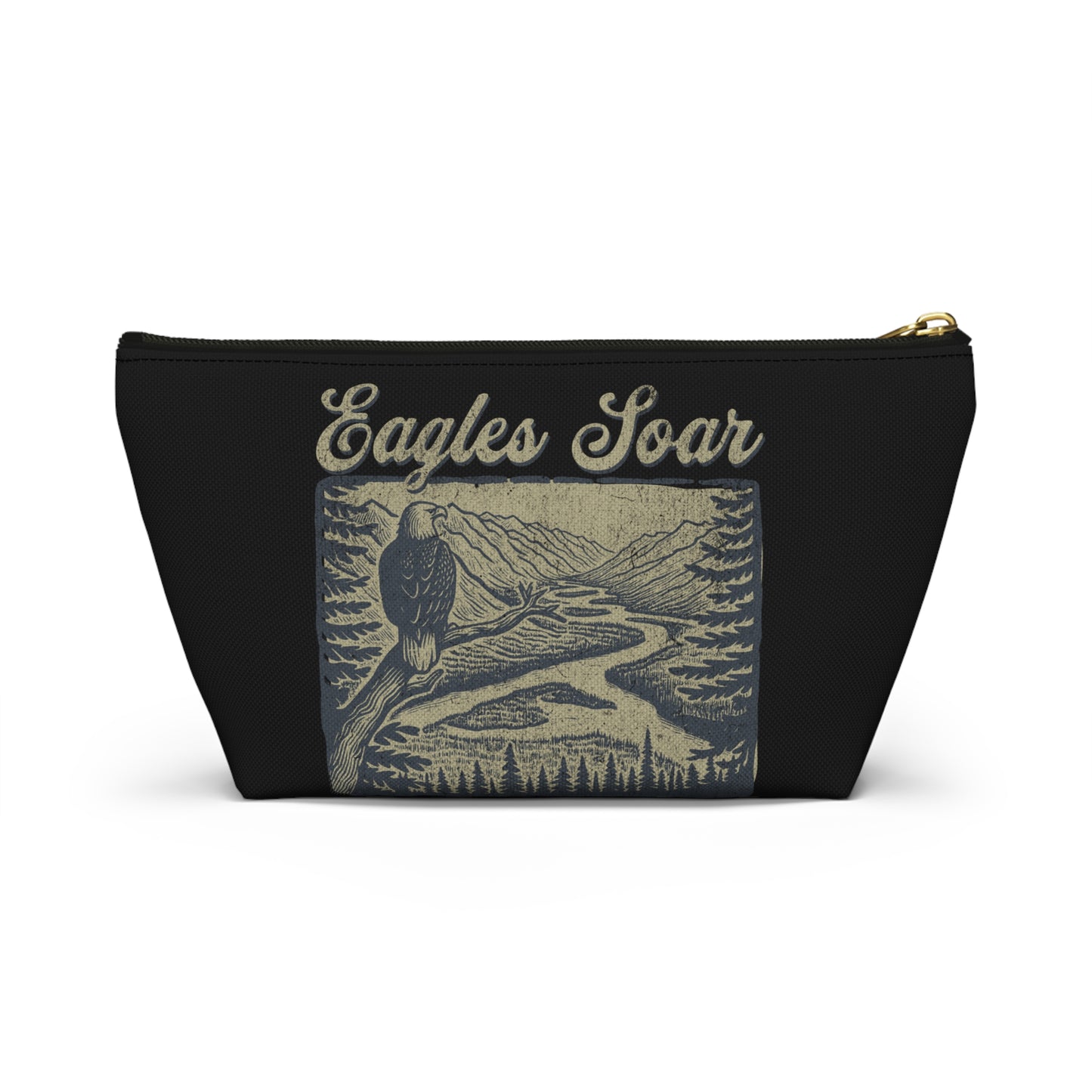 Eagles Soar Accessory Pouch - Organizer, Gift for Birdwatchers, Makeup Case, Travel Pouch