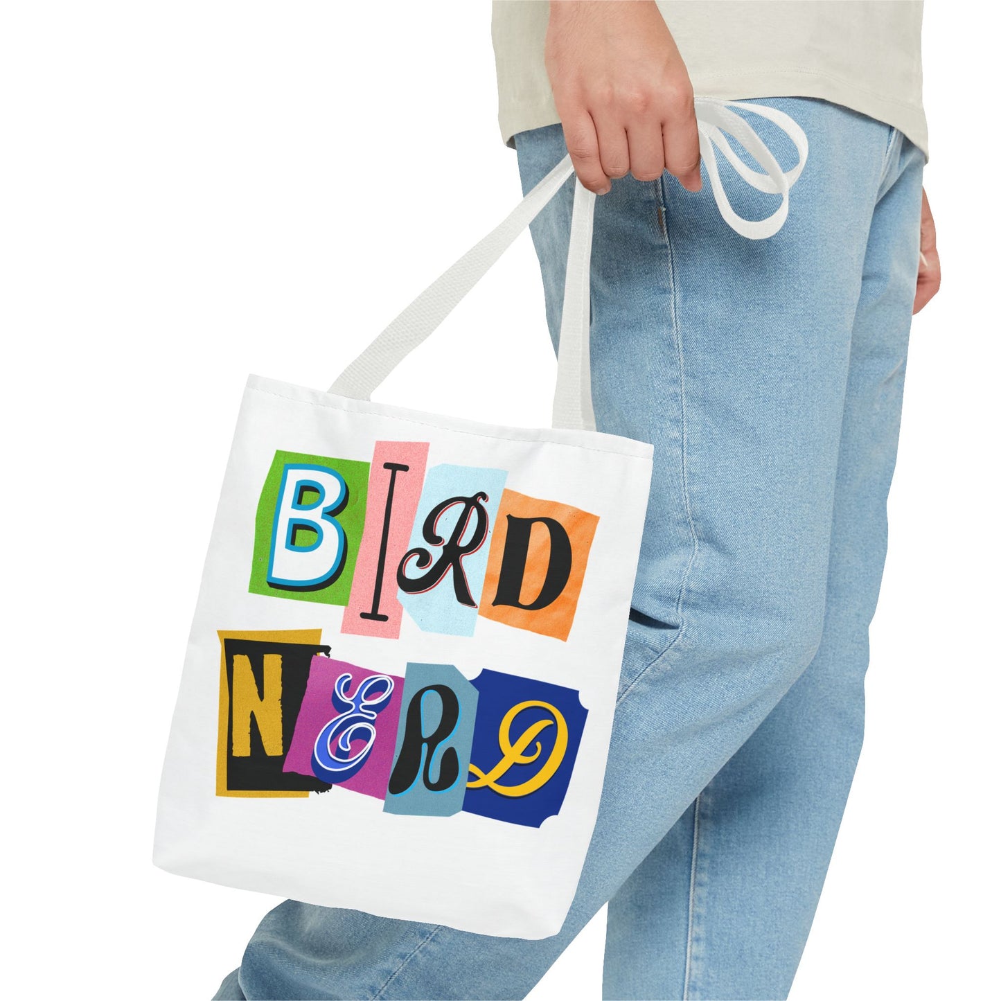 Colorful "Bird Nerd" Tote Bag - Perfect for Nature Lovers & Birdwatchers