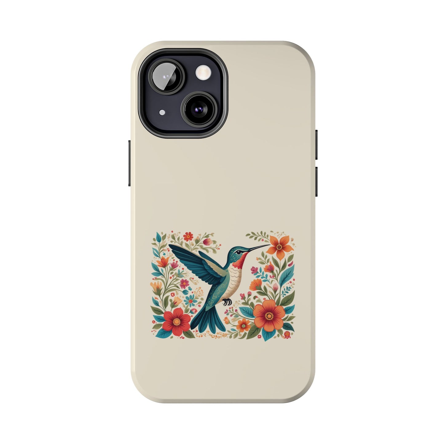 Hummingbird in Bloom Tough Phone Cases