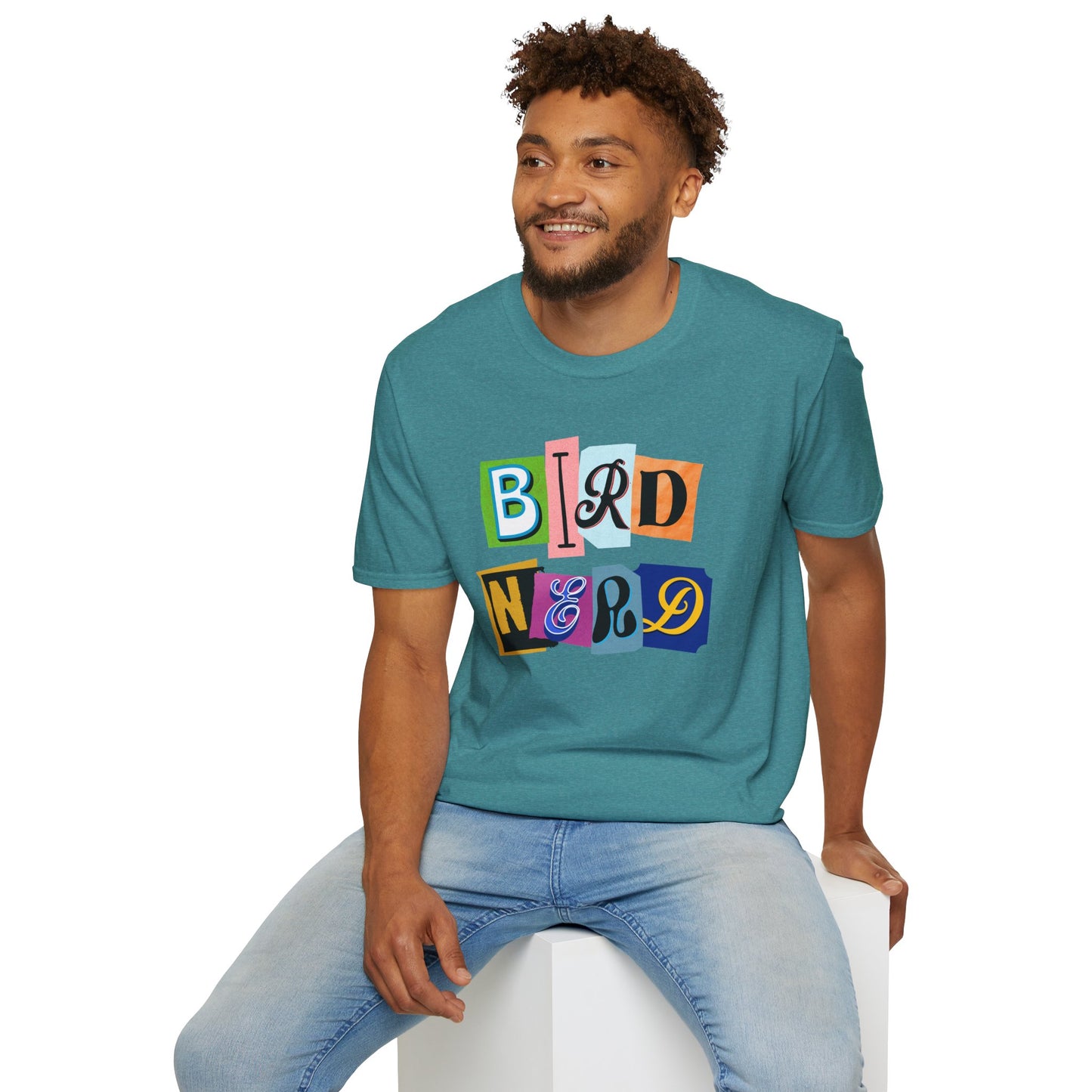 Bird Nerd Unisex Softstyle T-Shirt - Fun & Quirky Tee