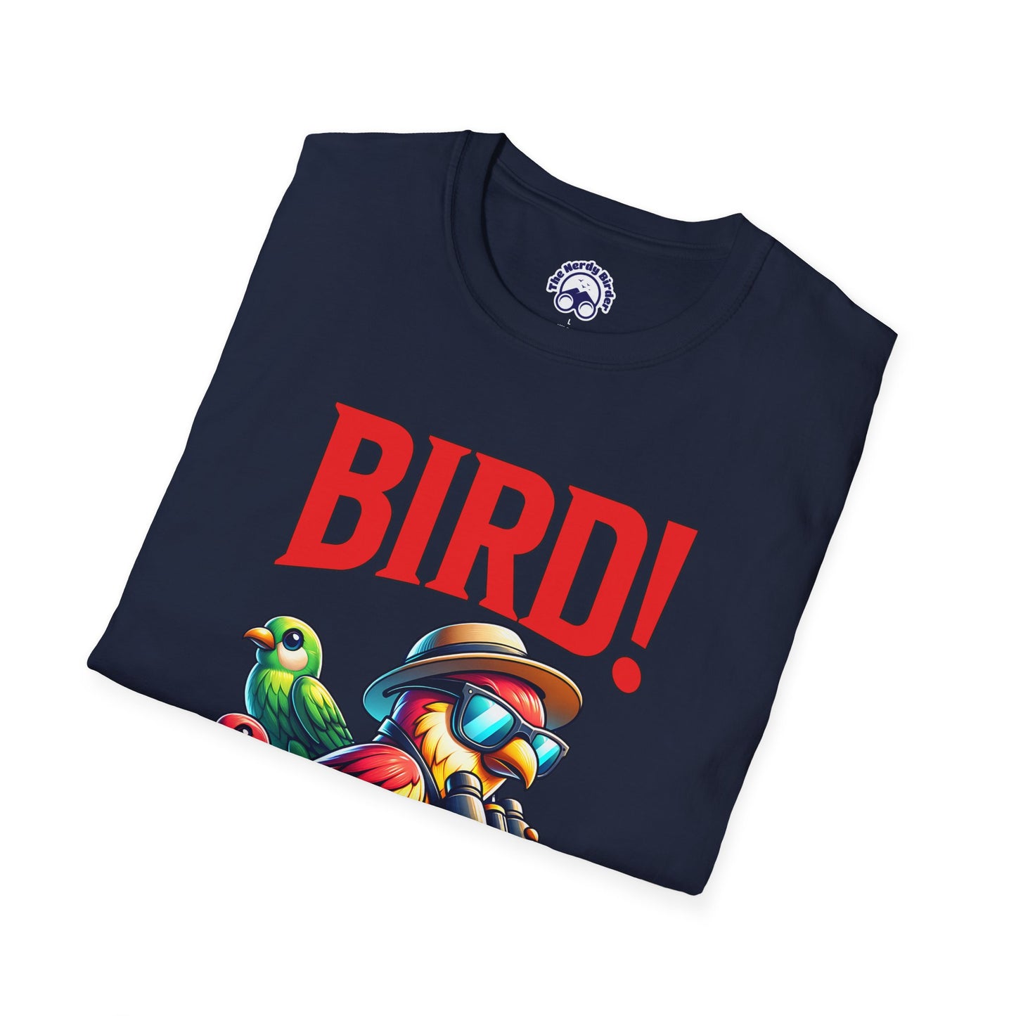 Colorful BIRD! Unisex Softstyle T-Shirt