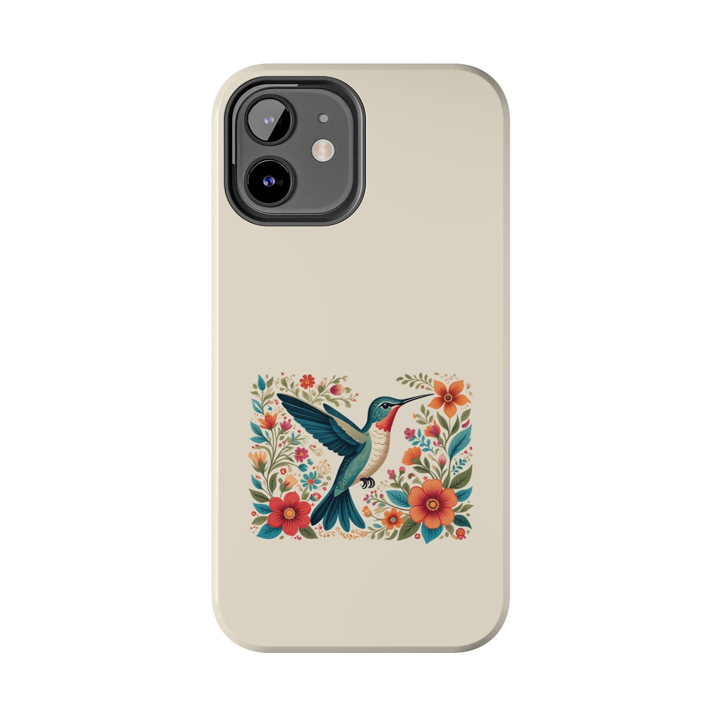 Hummingbird in Bloom Tough Phone Cases