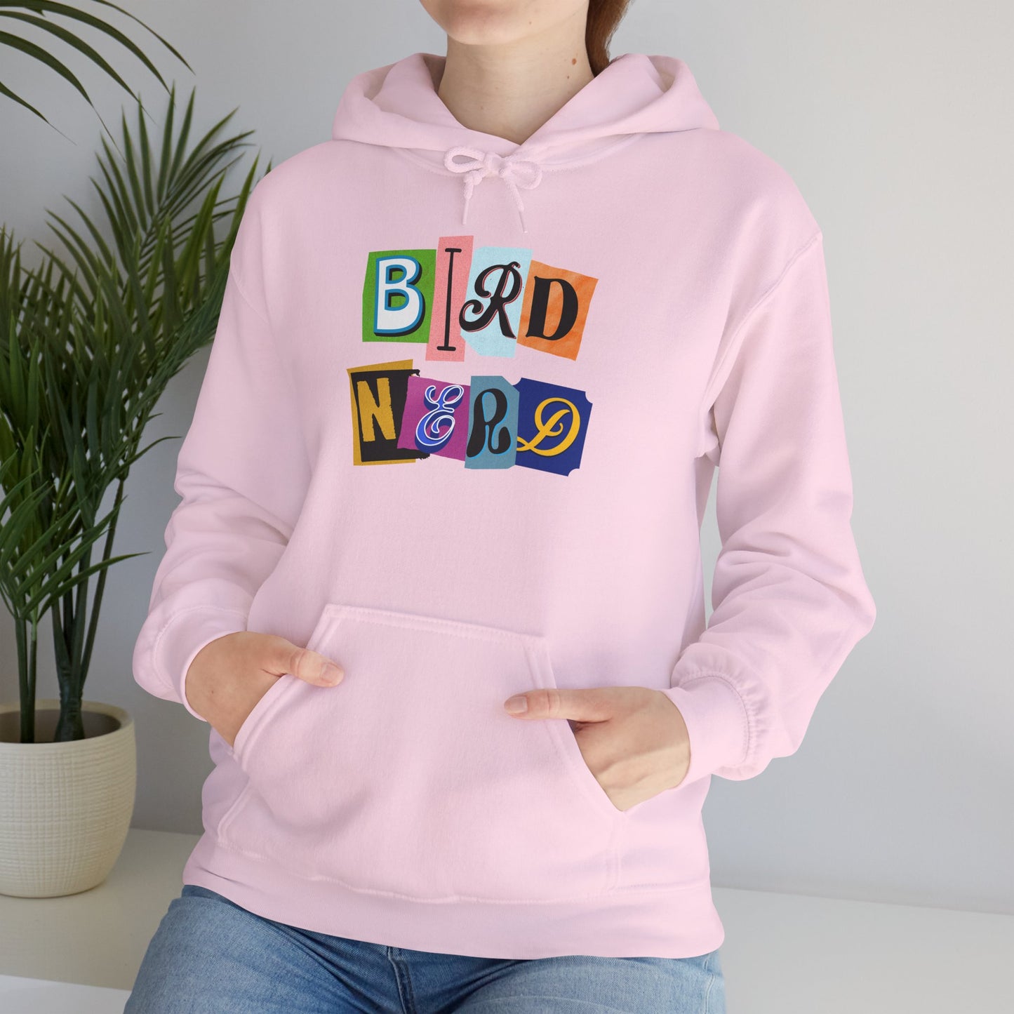 Bird Nerd Unisex Hooded Sweatshirt - Cozy Gift for Birdwatchers, Nature Lovers, Casual Style, Eco-Friendly, Every Day Wear