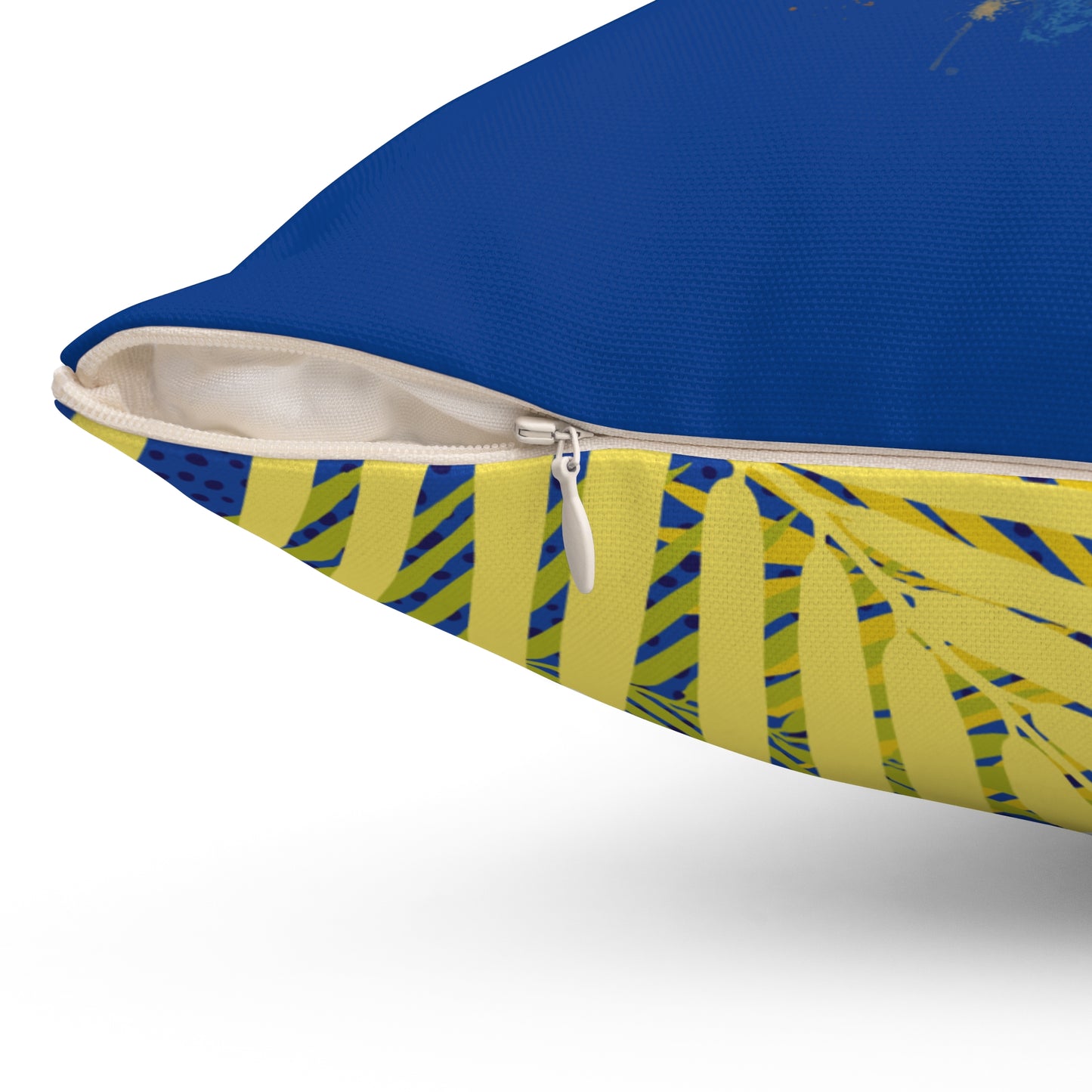 Colorful Tropical Bird & Palm Leaf Pillow - Vibrant Home Decor