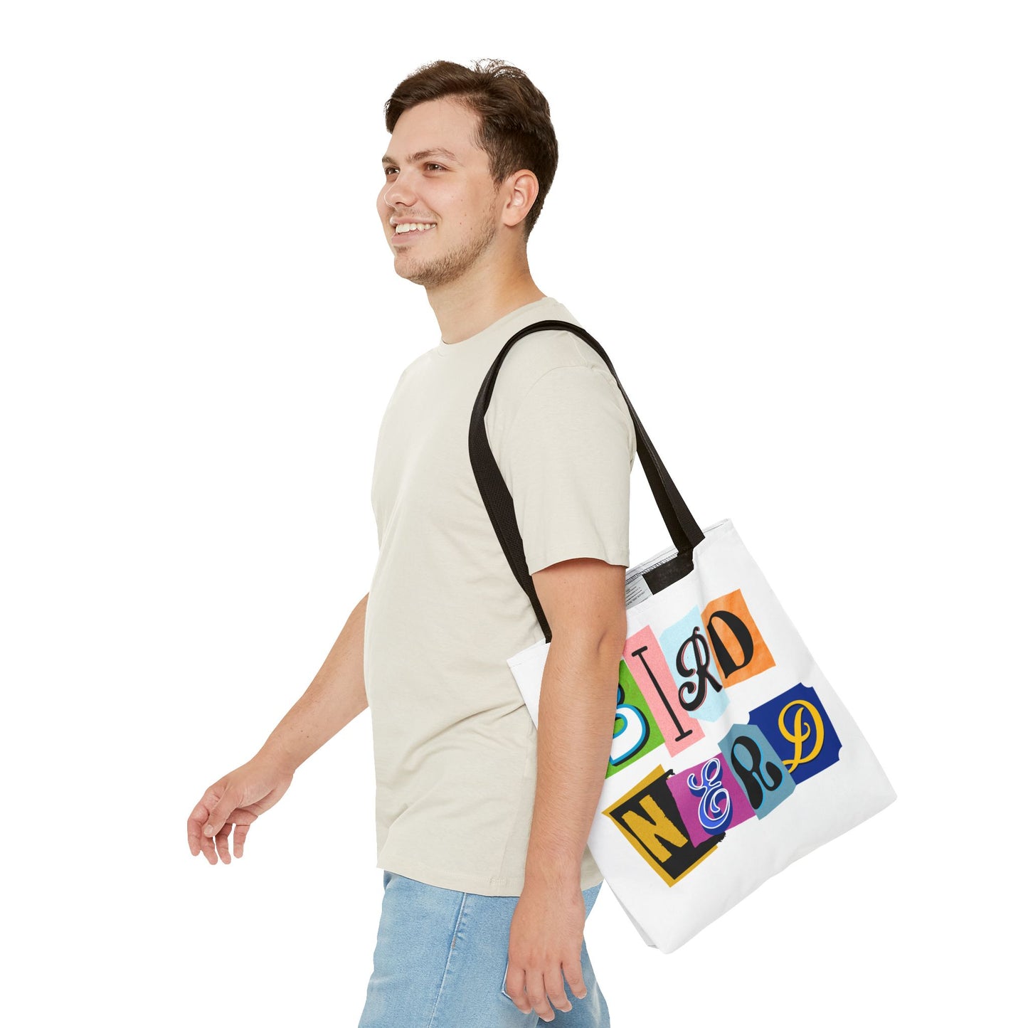 Colorful "Bird Nerd" Tote Bag - Perfect for Nature Lovers & Birdwatchers