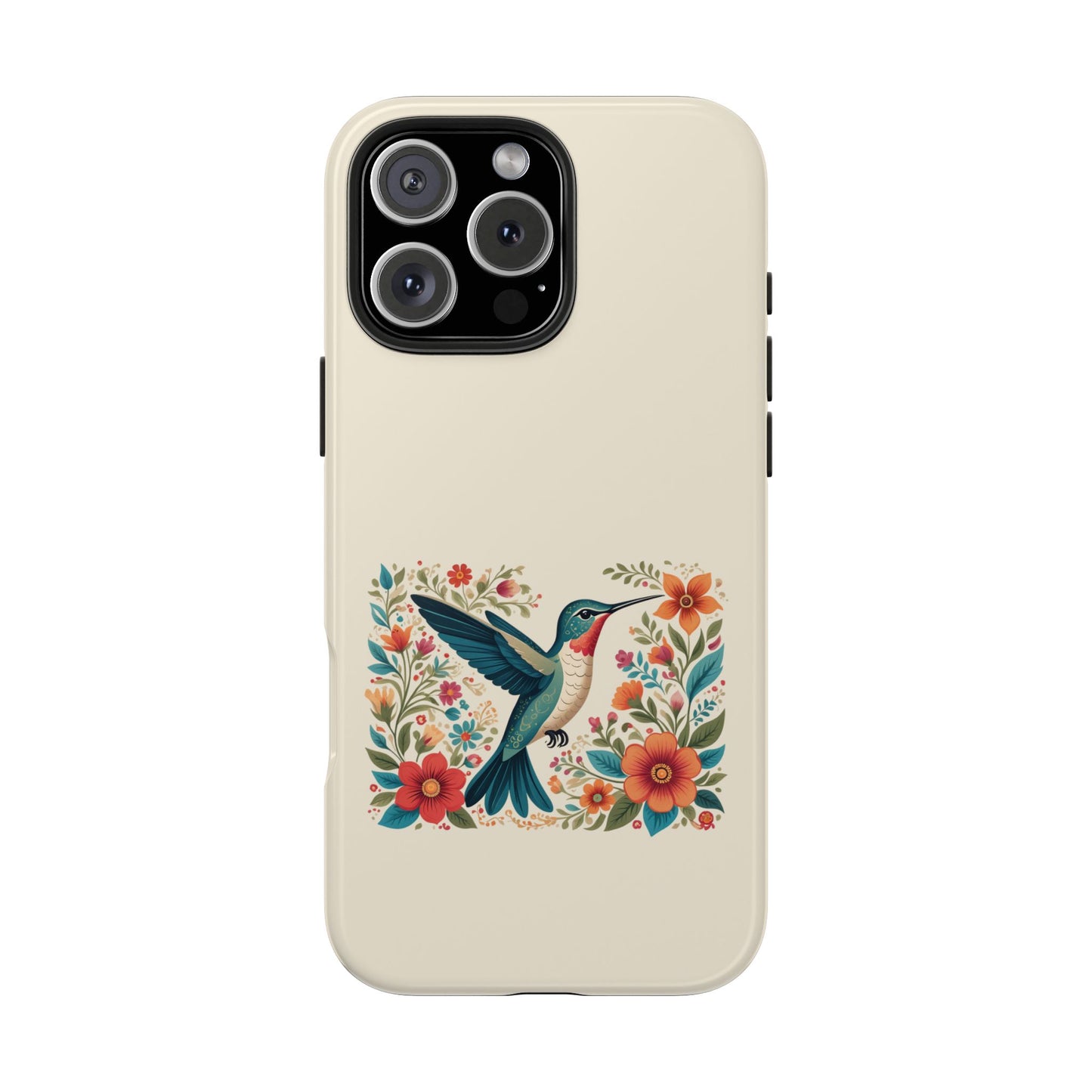 Hummingbird in Bloom Tough Phone Cases
