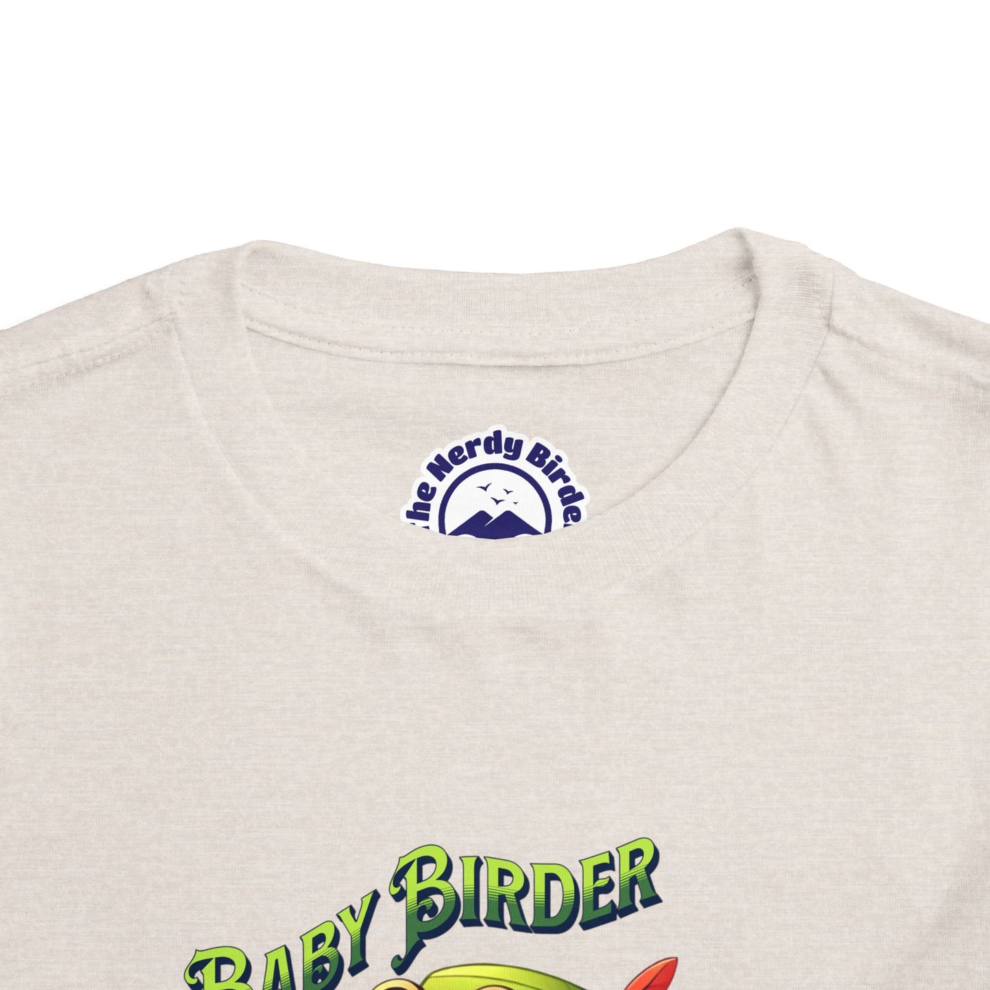 The Nerdy Birder - Cute Toddler T-Shirt with Baby Birder Tee