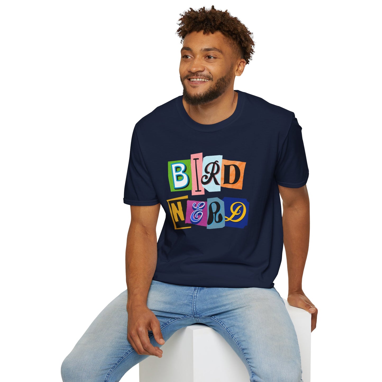 Bird Nerd Unisex Softstyle T-Shirt - Fun & Quirky Tee
