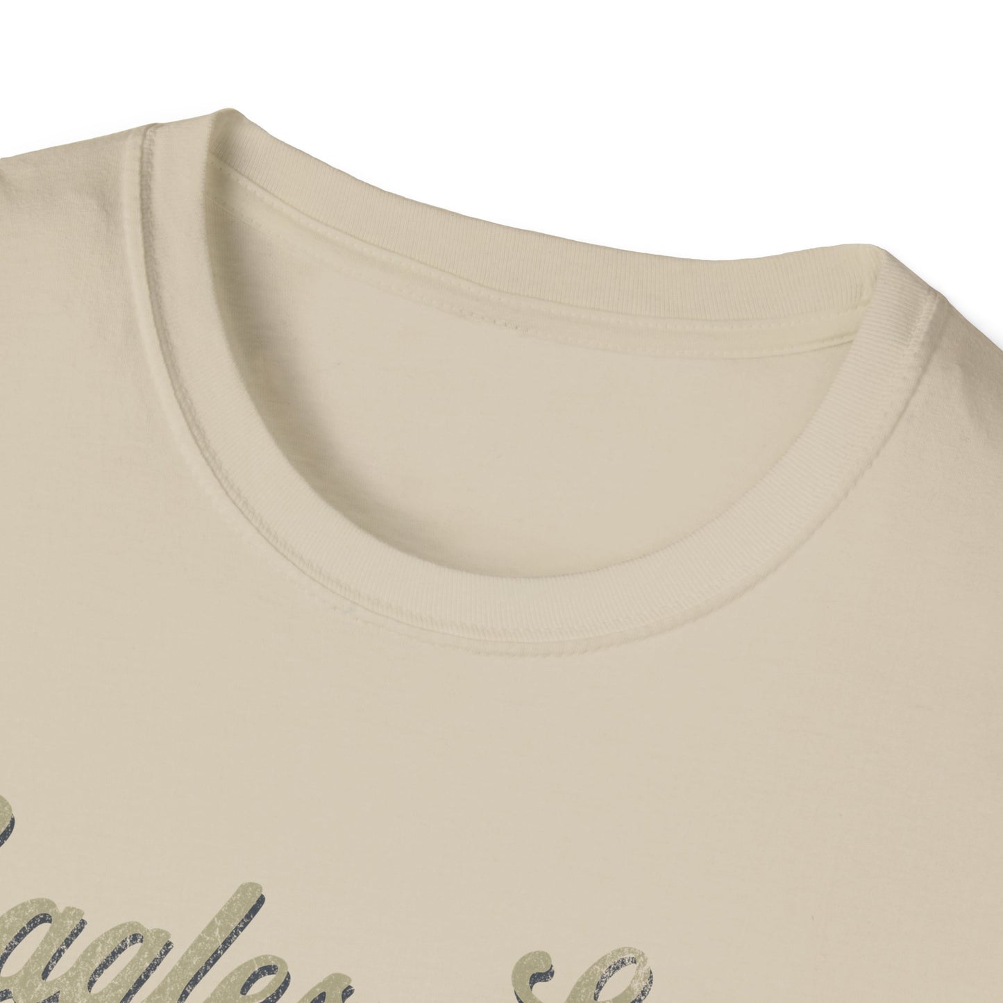 Eagles Soar Unisex Softstyle T-Shirt - Nature Inspired Graphic Tee
