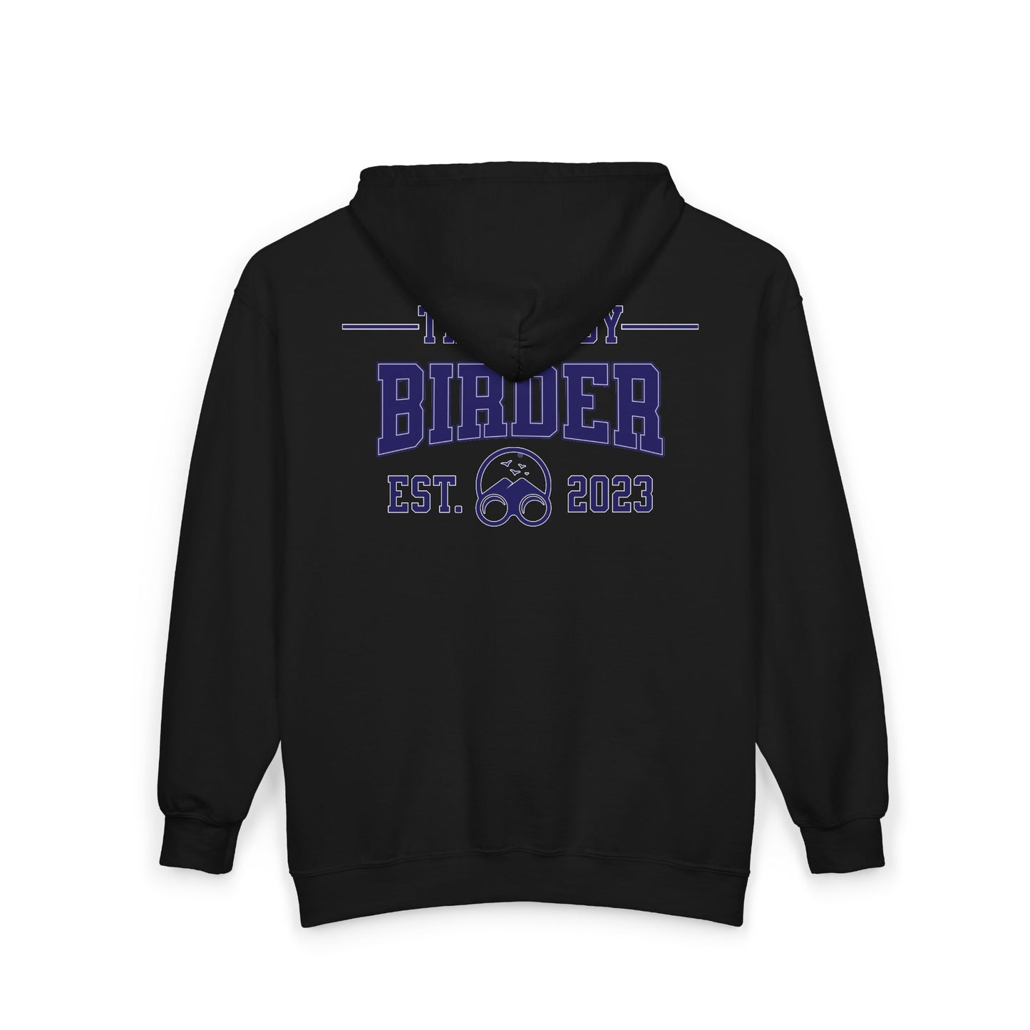 Nerdy Birder College Zip-Up Hoodie