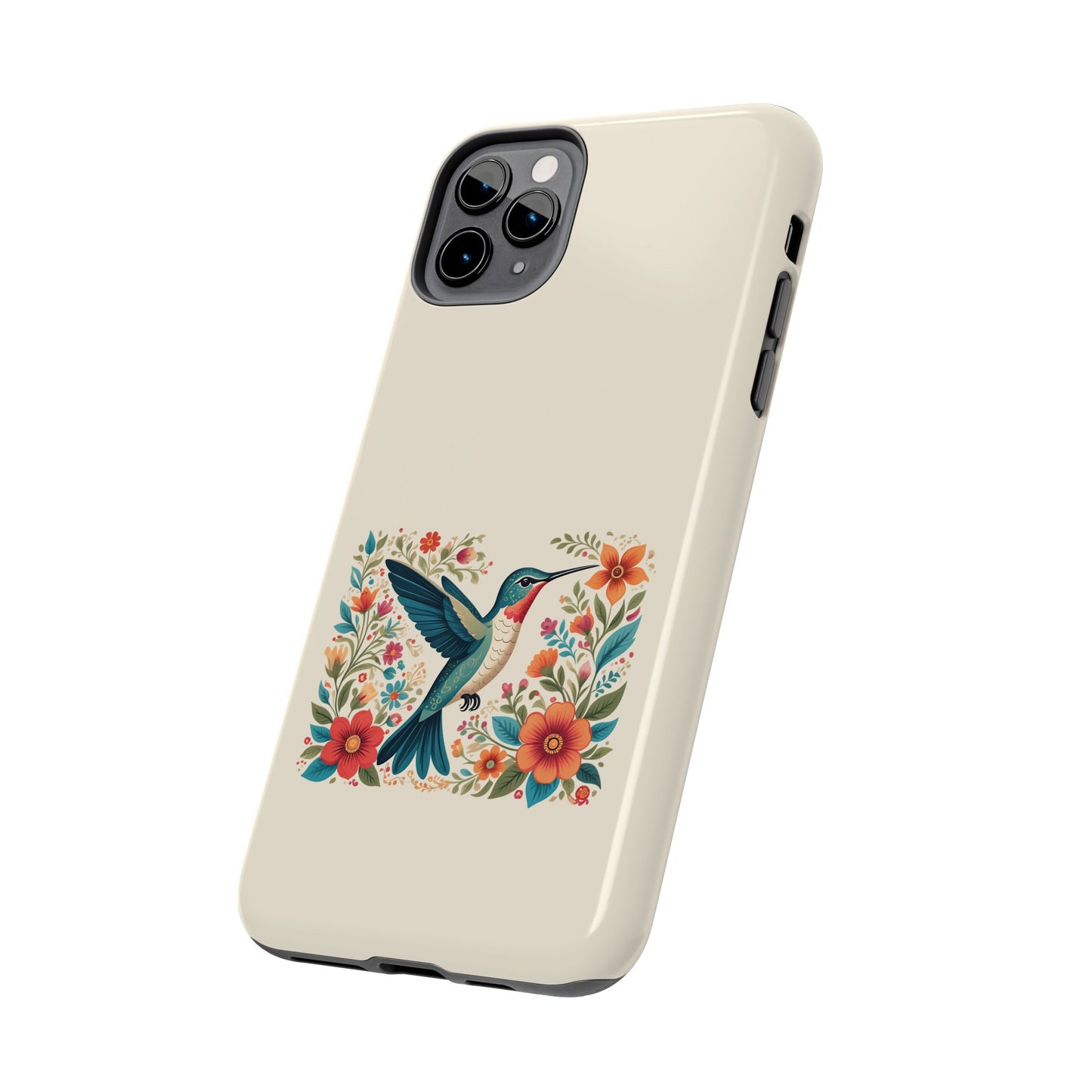 Hummingbird in Bloom Tough Phone Cases