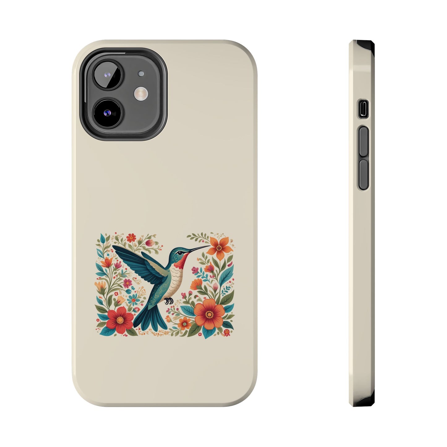 Hummingbird in Bloom Tough Phone Cases