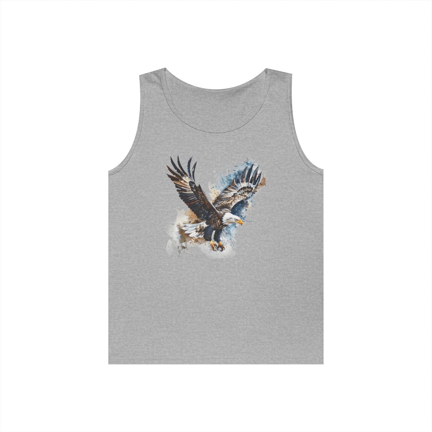 Eagle Graphic Unisex Heavy Cotton Tank Top – Outdoor Adventure Wear
