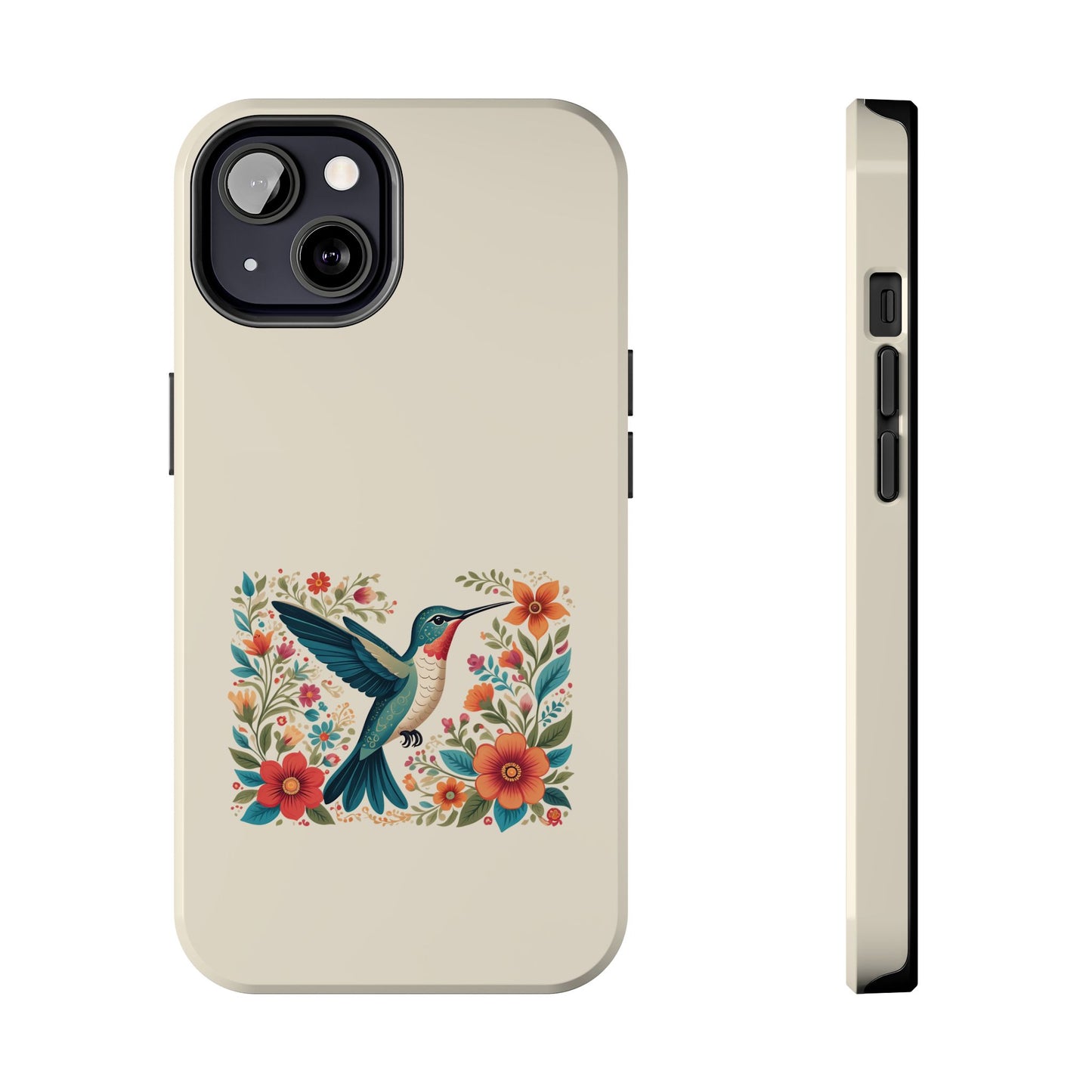 Hummingbird in Bloom Tough Phone Cases