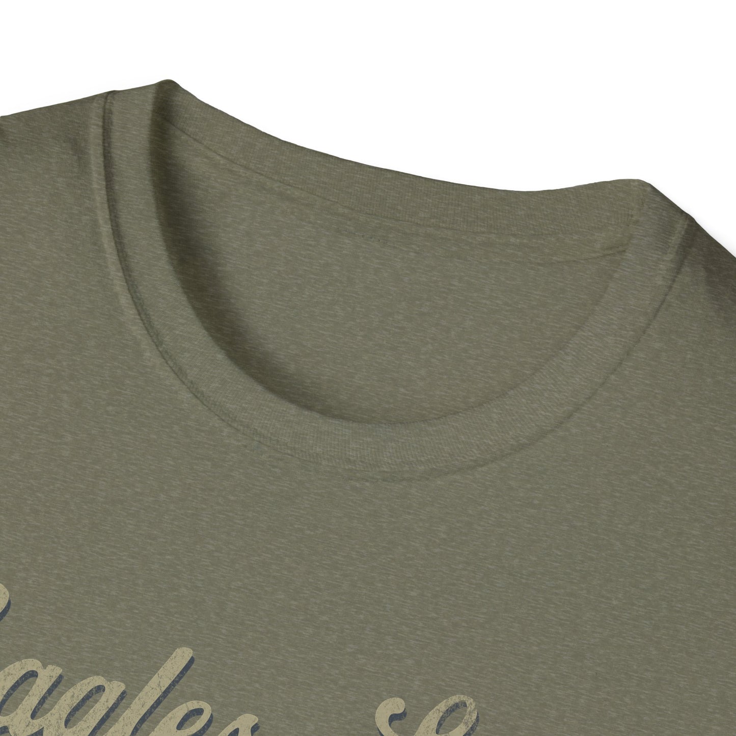 Eagles Soar Unisex Softstyle T-Shirt - Nature Inspired Graphic Tee
