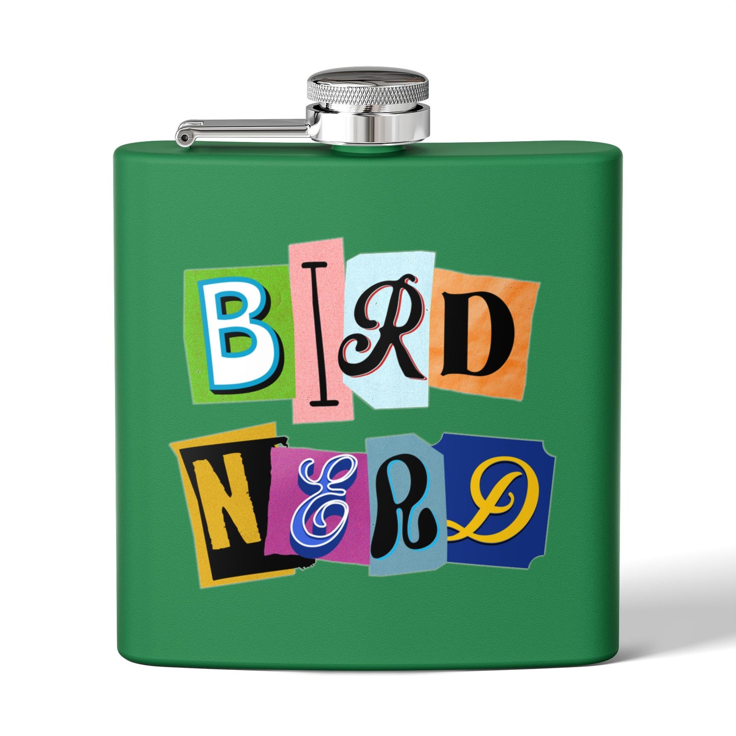 Bird Nerd Funny Bird Lover's Stainless Steel Flask - 6oz