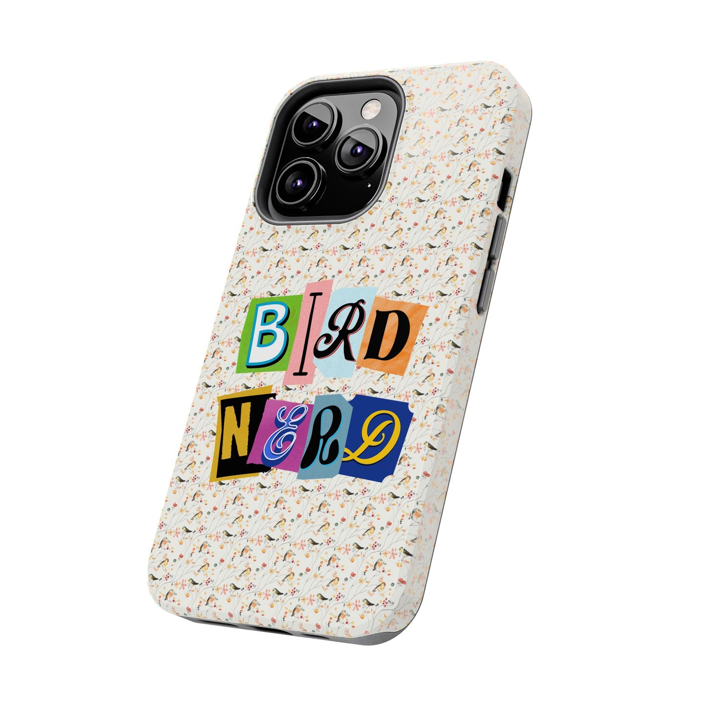 Bird Nerd Tough Phone Case - Fun & Colorful Design for Bird Lovers