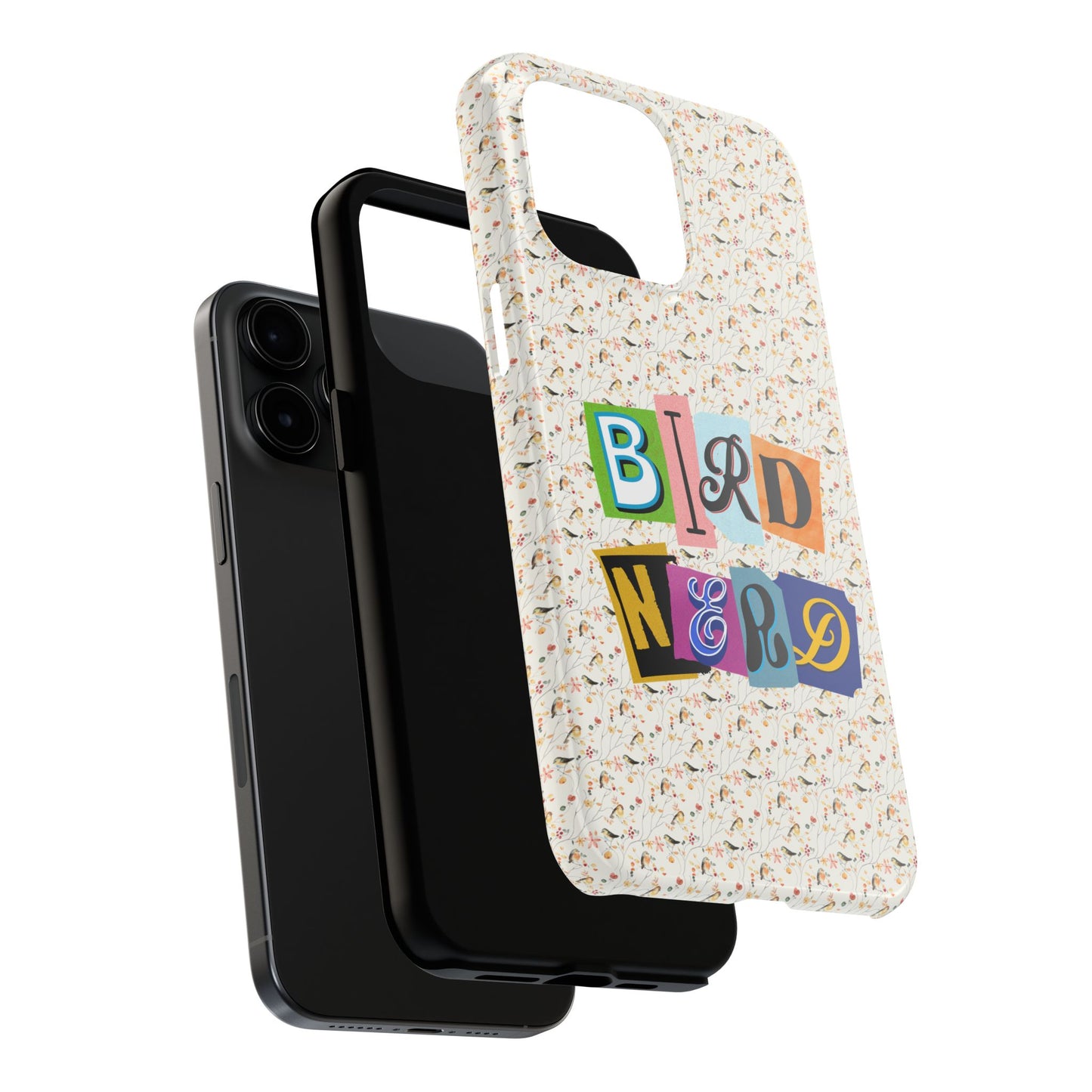 Bird Nerd Tough Phone Case - Fun & Colorful Design for Bird Lovers