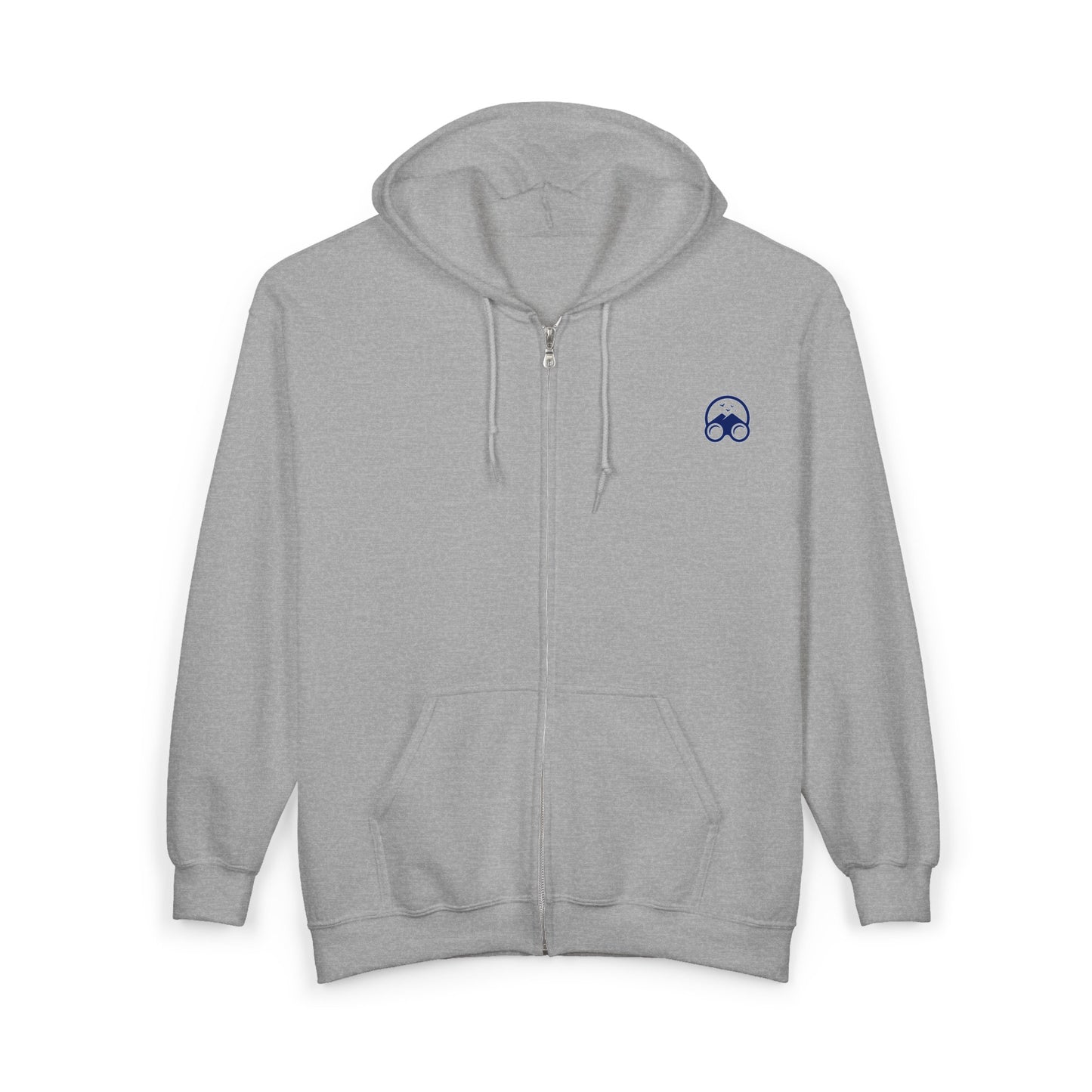 Nerdy Birder College Zip-Up Hoodie