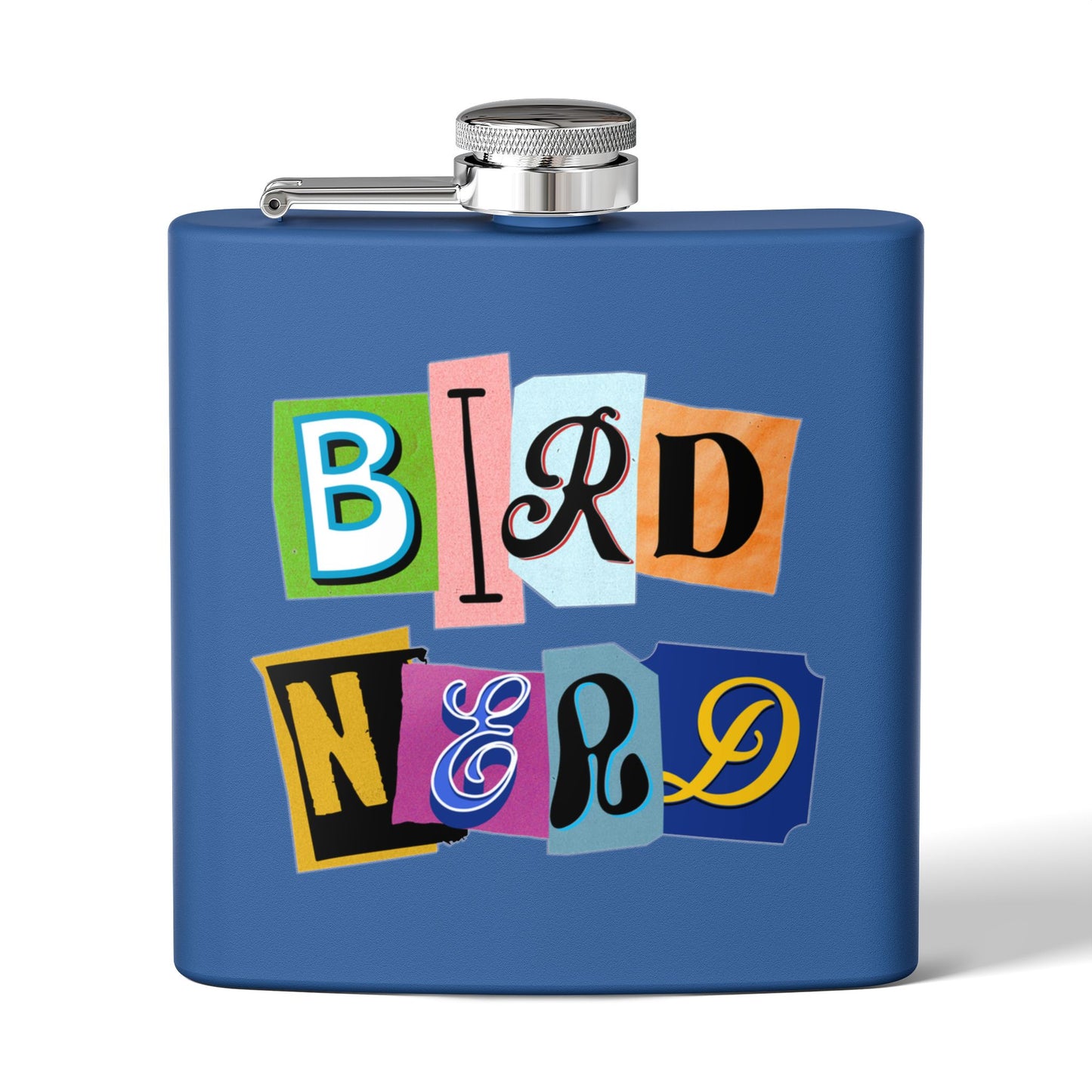 Bird Nerd Funny Bird Lover's Stainless Steel Flask - 6oz
