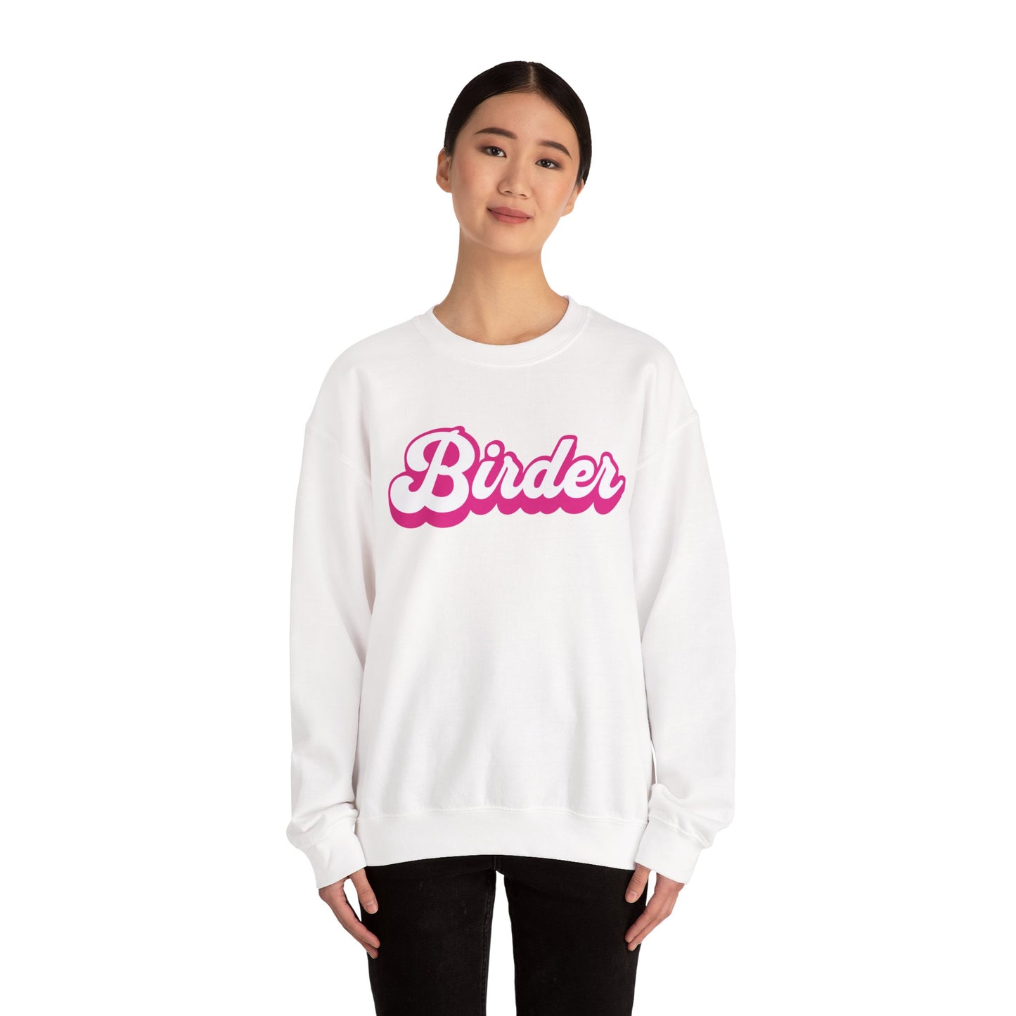 Birder Unisex Heavy Blend™ Crewneck Sweatshirt - Cozy Gift for Birdwatchers