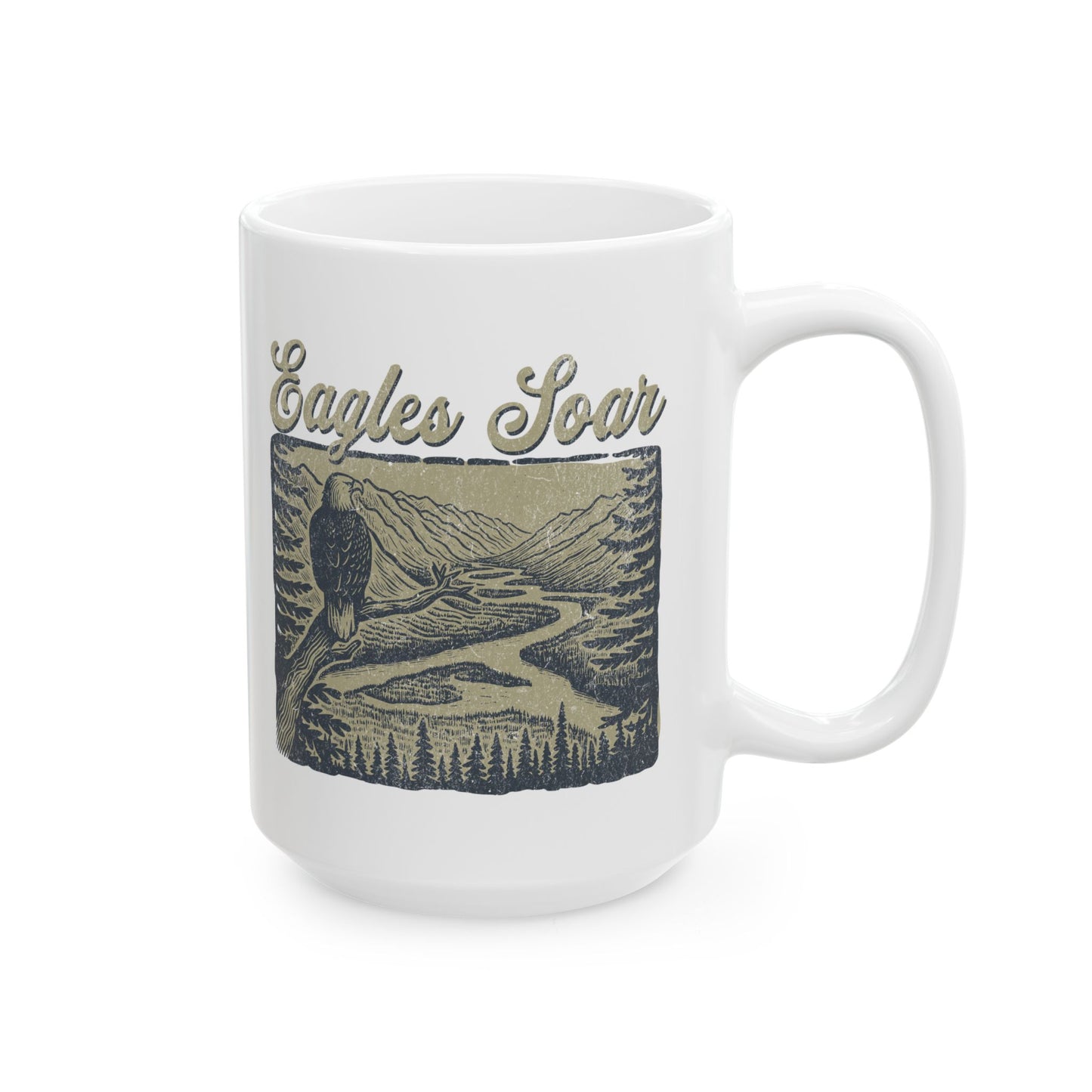 Eagles Soar Ceramic Mug - Perfect for Gifting and Celebrations