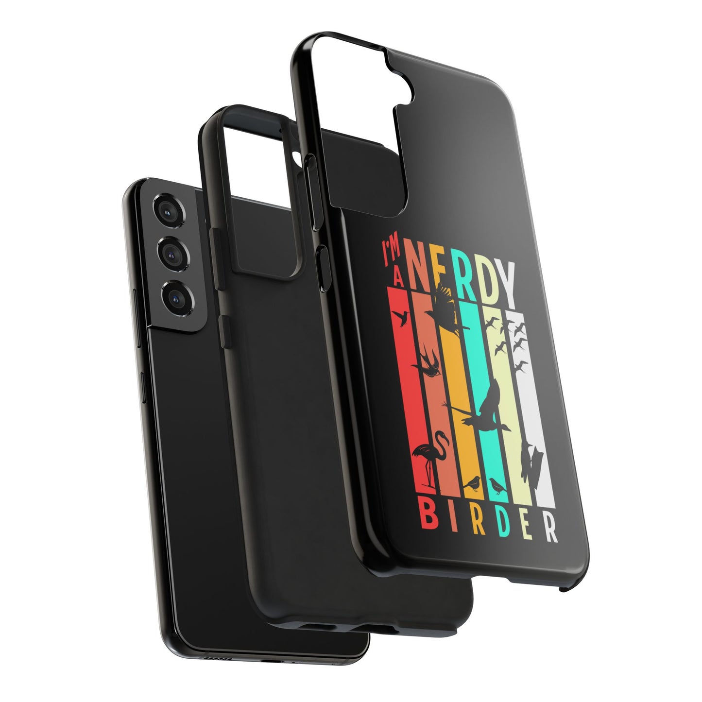 The Nerdy Birder - I'm A Nerdy Birder Phone Case, Nature Lover Gift, Eco-friendly Tough Phone Cover