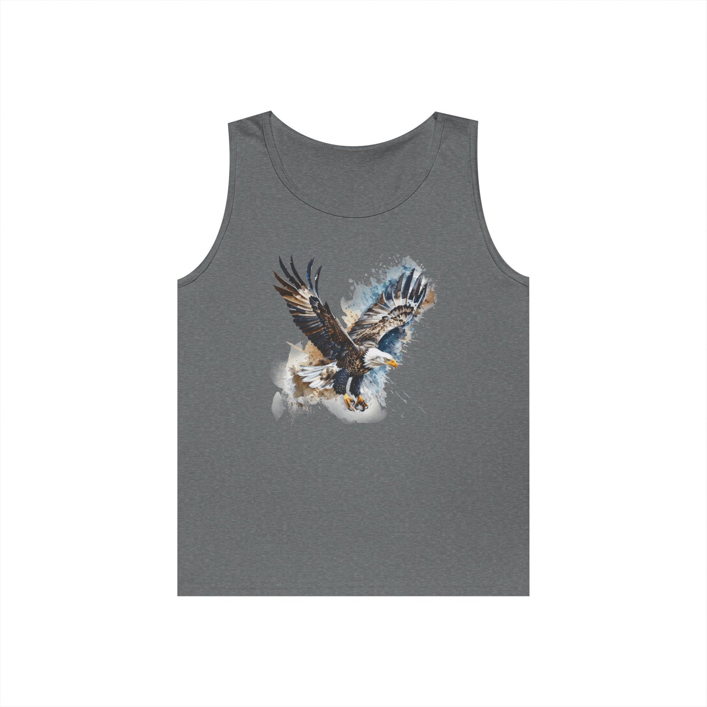 Eagle Graphic Unisex Heavy Cotton Tank Top – Outdoor Adventure Wear