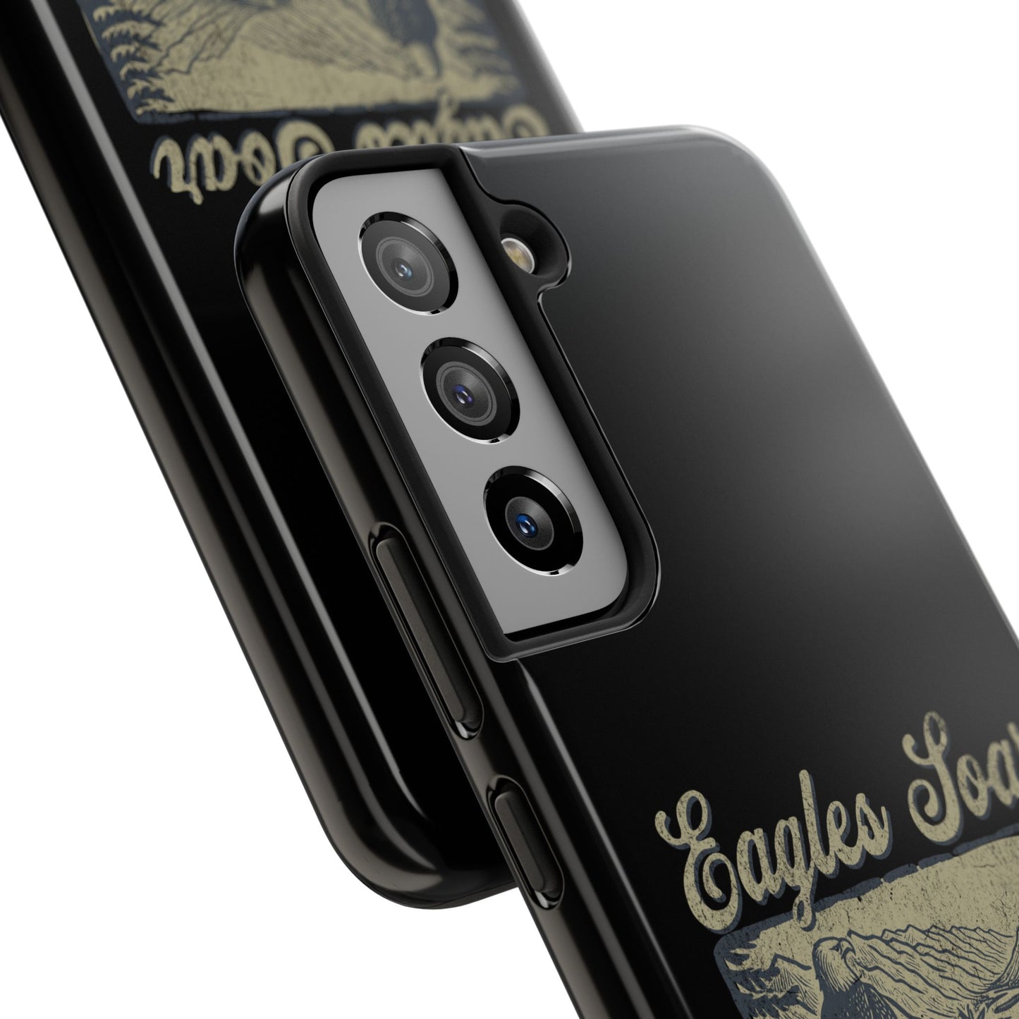 The Nerdy Birder - Eagles Soar Tough Phone Case, Nature Lover Gift, Hiking Accessory, Wildlife Enthusiast, Adventure Protection Case