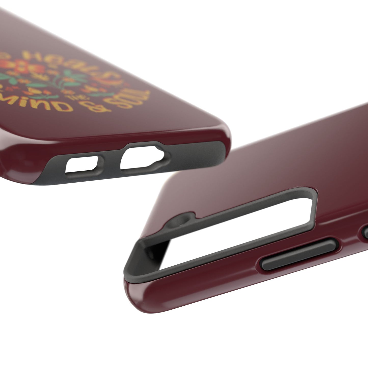 The Nerdy Birder - Birding Heals the Mind & Soul Design, Tough Secure Phone Covers for Bird Lovers, Artistic Gifts for Nature Enthusiasts