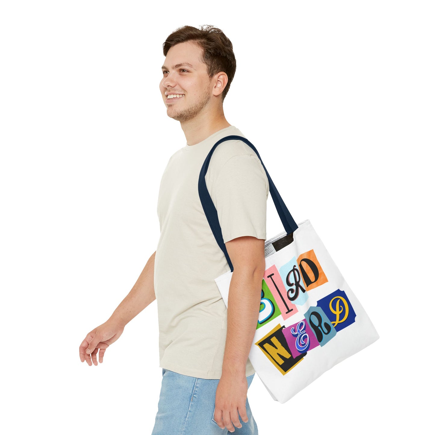 Colorful "Bird Nerd" Tote Bag - Perfect for Nature Lovers & Birdwatchers