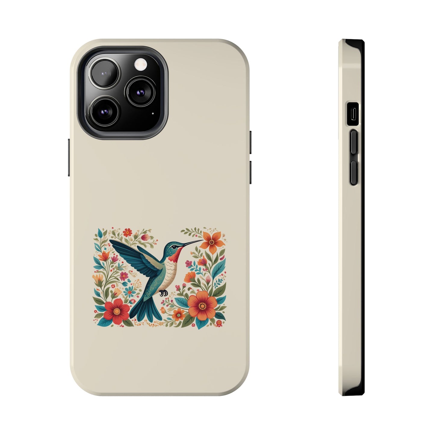 Hummingbird in Bloom Tough Phone Cases