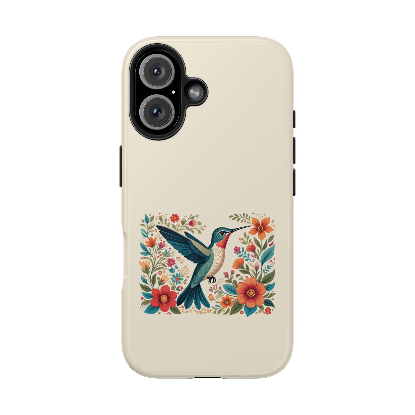 Hummingbird in Bloom Tough Phone Cases
