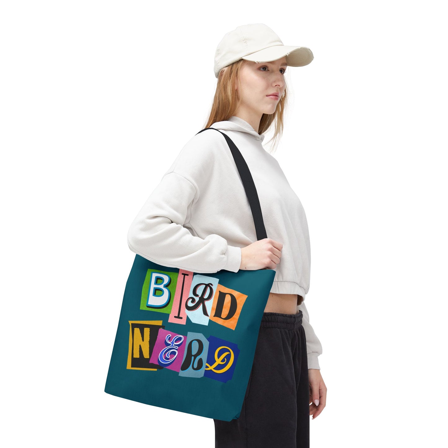 Bird Nerd Teal Tote Bag – Perfect for Bird Lovers & Nature Enthusiasts