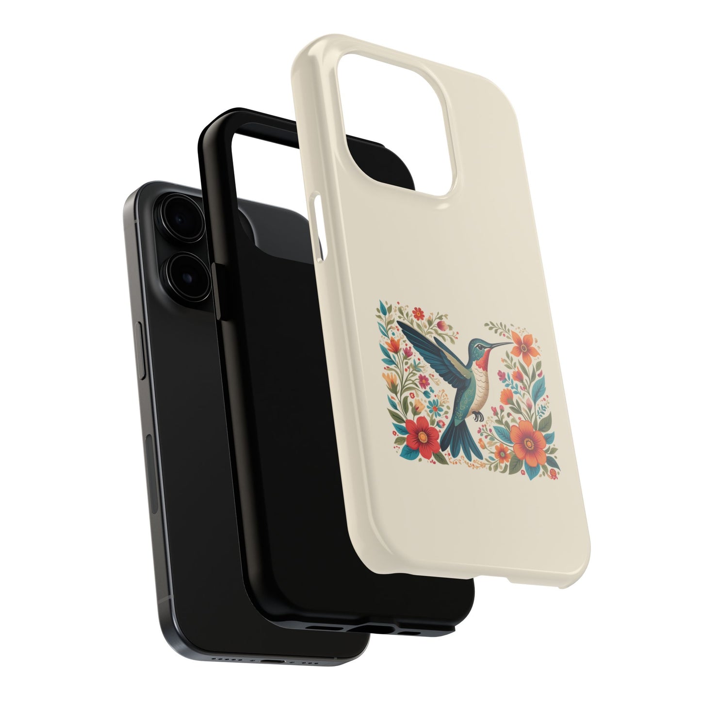 Hummingbird in Bloom Tough Phone Cases