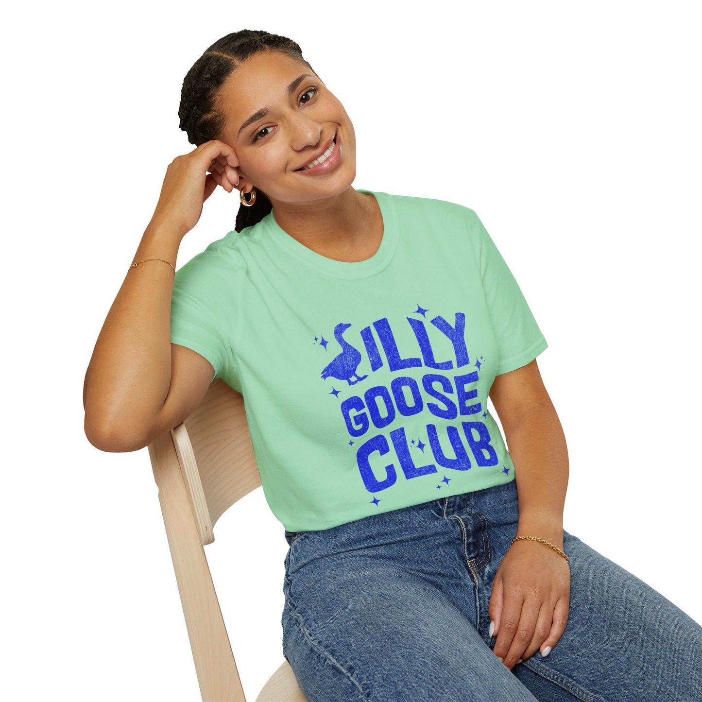 Silly Goose Club Unisex Softstyle T-Shirt - Retro Vibe Tee for Casual Wear