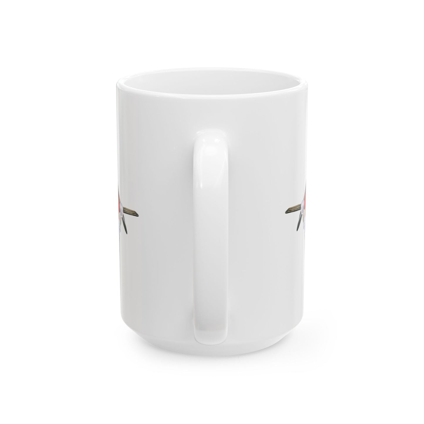 Festive Bird Ceramic Mug - Holiday Coffee Cup (11oz, 15oz)