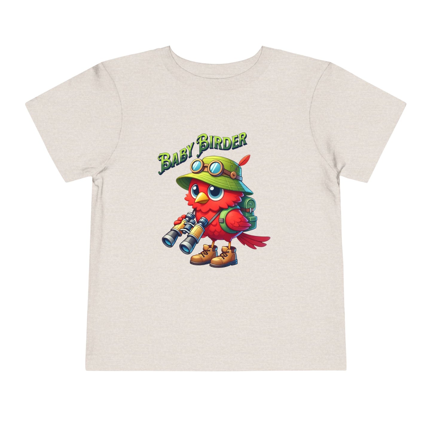 The Nerdy Birder - Cute Toddler T-Shirt with Baby Birder Tee