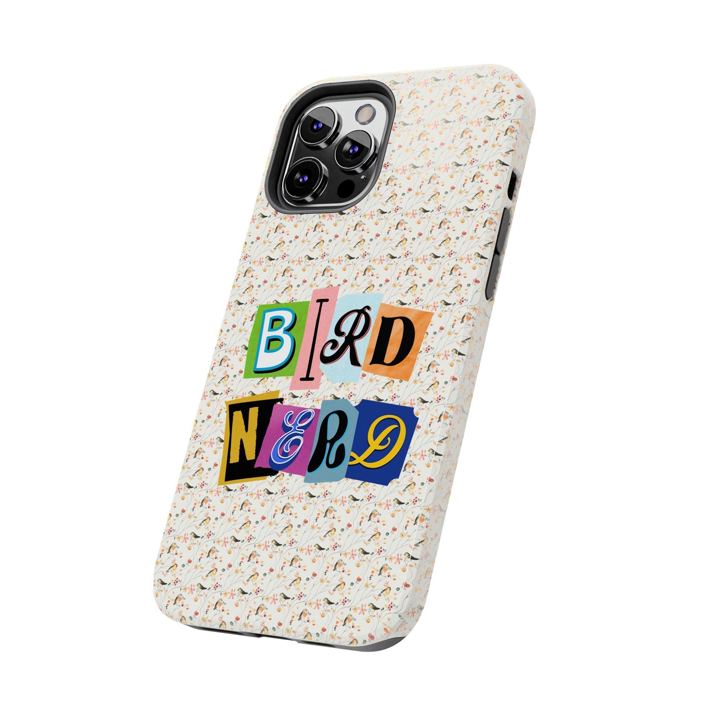 Bird Nerd Tough Phone Case - Fun & Colorful Design for Bird Lovers