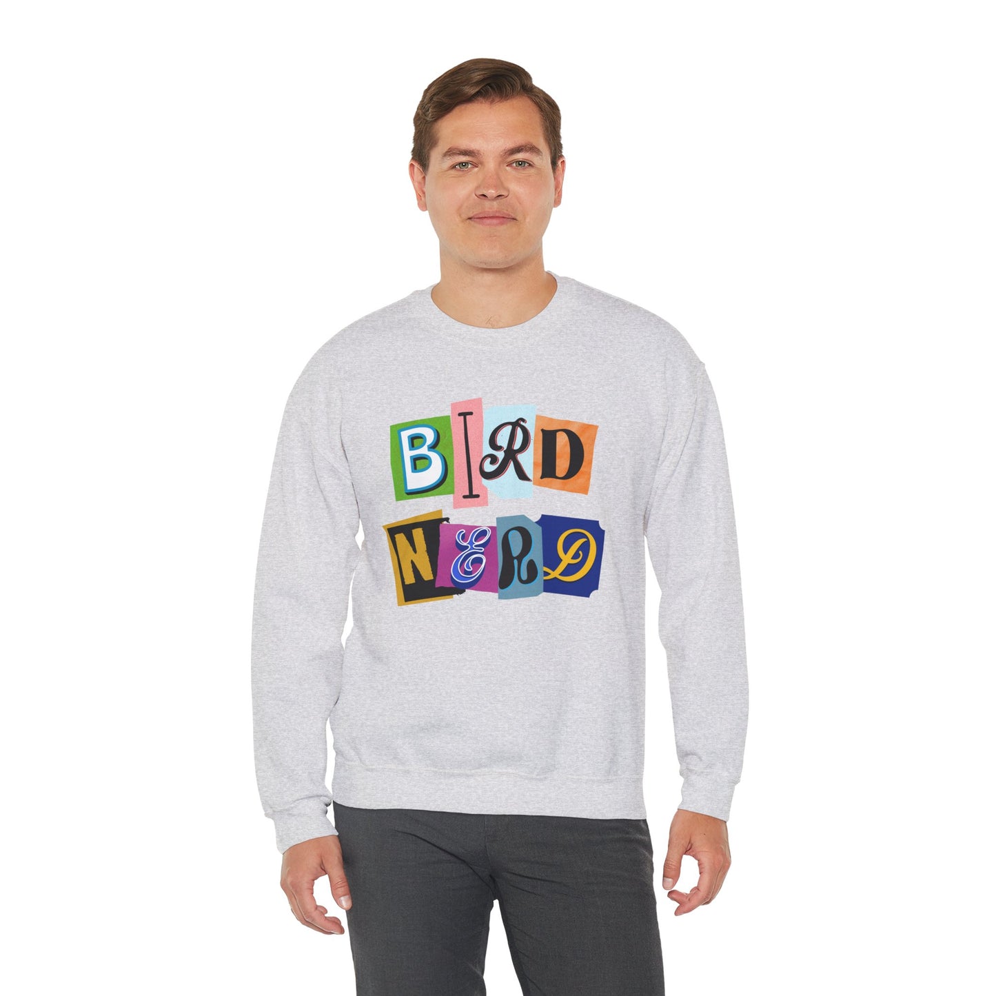 Bird Nerd Crewneck Sweatshirt - Fun Casual Wear for Bird Lovers